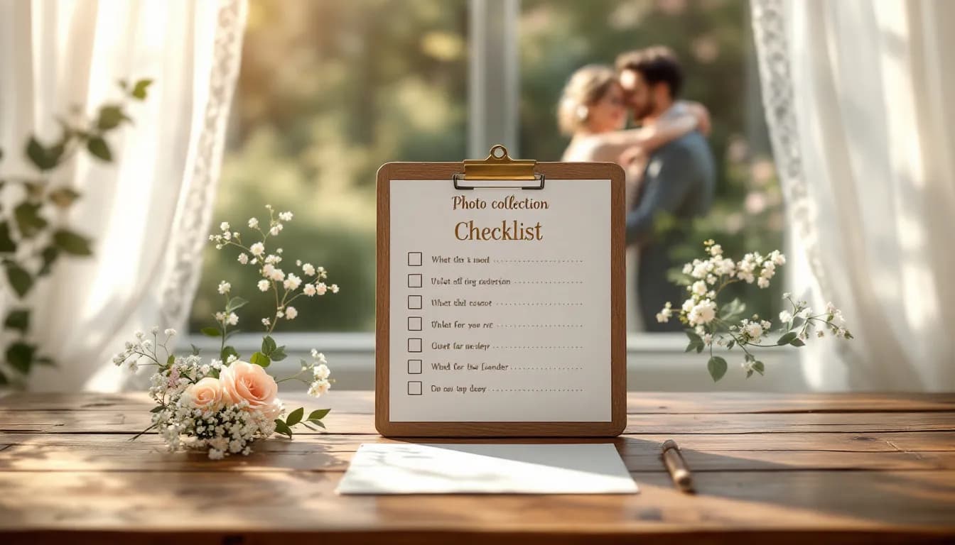 Wedding Photo Collection Checklist Essential Steps